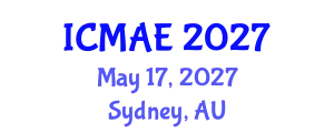 International Conference on Mechanical and Aerospace Engineering (ICMAE) May 17, 2027 - Sydney, Australia