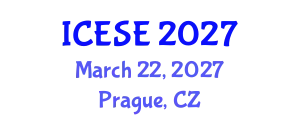 International Conference on Earthquake and Structural Engineering (ICESE) March 22, 2027 - Prague, Czechia