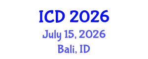 International Conference on Dentistry (ICD) July 15, 2026 - Bali, Indonesia