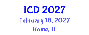 International Conference on Dentistry (ICD) February 18, 2027 - Rome, Italy