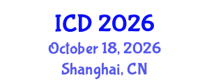International Conference on Dentistry (ICD) October 18, 2026 - Shanghai, China