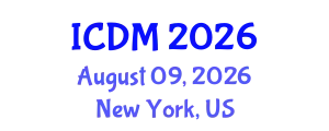 International Conference on Diabetes and Metabolism (ICDM) August 09, 2026 - New York, United States