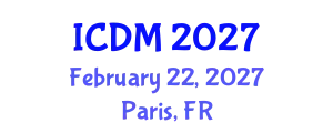 International Conference on Diabetes and Metabolism (ICDM) February 22, 2027 - Paris, France