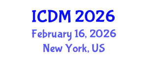 International Conference on Diabetes and Metabolism (ICDM) February 16, 2026 - New York, United States