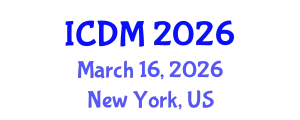 International Conference on Diabetes and Metabolism (ICDM) March 16, 2026 - New York, United States