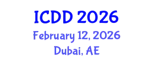 International Conference on Disability and Diversity (ICDD) February 12, 2026 - Dubai, United Arab Emirates