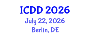 International Conference on Disability and Diversity (ICDD) July 22, 2026 - Berlin, Germany