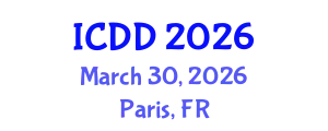 International Conference on Disability and Diversity (ICDD) March 30, 2026 - Paris, France