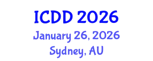 International Conference on Disability and Diversity (ICDD) January 26, 2026 - Sydney, Australia