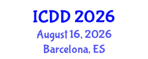 International Conference on Disability and Diversity (ICDD) August 16, 2026 - Barcelona, Spain