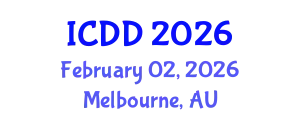 International Conference on Disability and Diversity (ICDD) February 02, 2026 - Melbourne, Australia