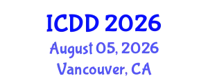 International Conference on Disability and Diversity (ICDD) August 05, 2026 - Vancouver, Canada