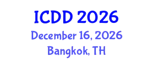 International Conference on Disability and Diversity (ICDD) December 16, 2026 - Bangkok, Thailand