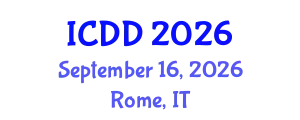 International Conference on Disability and Diversity (ICDD) September 16, 2026 - Rome, Italy