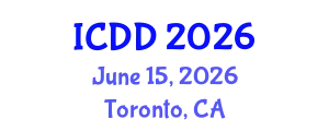 International Conference on Disability and Diversity (ICDD) June 15, 2026 - Toronto, Canada