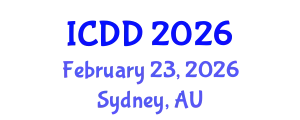 International Conference on Disability and Diversity (ICDD) February 23, 2026 - Sydney, Australia
