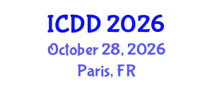 International Conference on Disability and Diversity (ICDD) October 28, 2026 - Paris, France