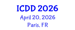 International Conference on Disability and Diversity (ICDD) April 20, 2026 - Paris, France