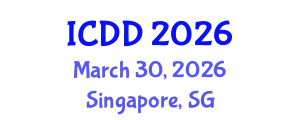 International Conference on Disability and Diversity (ICDD) March 30, 2026 - Singapore, Singapore