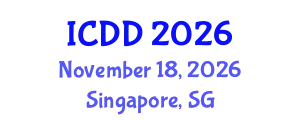 International Conference on Disability and Diversity (ICDD) November 18, 2026 - Singapore, Singapore