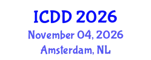 International Conference on Disability and Diversity (ICDD) November 04, 2026 - Amsterdam, Netherlands