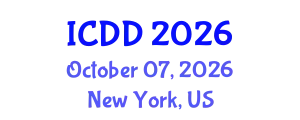 International Conference on Disability and Diversity (ICDD) October 07, 2026 - New York, United States