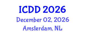 International Conference on Disability and Diversity (ICDD) December 02, 2026 - Amsterdam, Netherlands