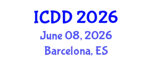 International Conference on Disability and Diversity (ICDD) June 08, 2026 - Barcelona, Spain
