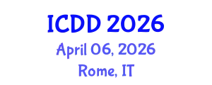 International Conference on Disability and Diversity (ICDD) April 06, 2026 - Rome, Italy