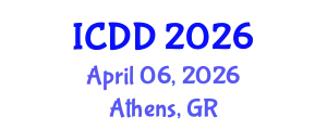 International Conference on Disability and Diversity (ICDD) April 06, 2026 - Athens, Greece