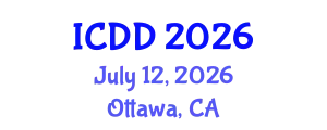 International Conference on Disability and Diversity (ICDD) July 12, 2026 - Ottawa, Canada
