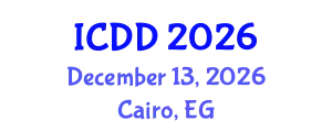 International Conference on Disability and Diversity (ICDD) December 13, 2026 - Cairo, Egypt