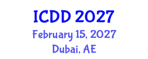 International Conference on Disability and Diversity (ICDD) February 15, 2027 - Dubai, United Arab Emirates