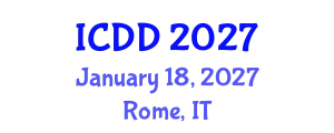 International Conference on Disability and Diversity (ICDD) January 18, 2027 - Rome, Italy