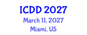 International Conference on Disability and Diversity (ICDD) March 11, 2027 - Miami, United States