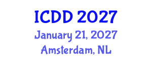 International Conference on Disability and Diversity (ICDD) January 21, 2027 - Amsterdam, Netherlands