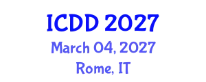 International Conference on Disability and Diversity (ICDD) March 04, 2027 - Rome, Italy