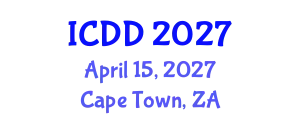 International Conference on Disability and Diversity (ICDD) April 15, 2027 - Cape Town, South Africa