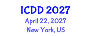 International Conference on Disability and Diversity (ICDD) April 22, 2027 - New York, United States
