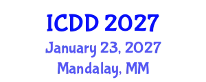 International Conference on Disability and Diversity (ICDD) January 23, 2027 - Mandalay, Myanmar