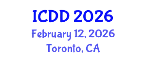 International Conference on Disability and Diversity (ICDD) February 12, 2026 - Toronto, Canada