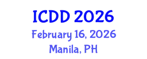 International Conference on Disability and Diversity (ICDD) February 16, 2026 - Manila, Philippines