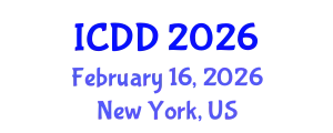International Conference on Disability and Diversity (ICDD) February 16, 2026 - New York, United States