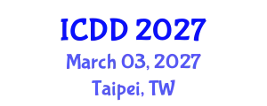 International Conference on Disability and Diversity (ICDD) March 03, 2027 - Taipei, Taiwan