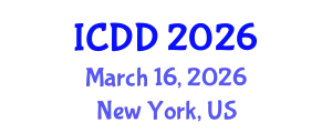 International Conference on Disability and Diversity (ICDD) March 16, 2026 - New York, United States