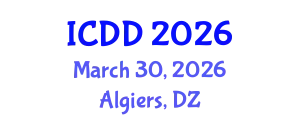 International Conference on Disability and Diversity (ICDD) March 30, 2026 - Algiers, Algeria