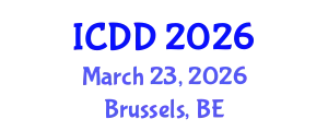 International Conference on Disability and Diversity (ICDD) March 23, 2026 - Brussels, Belgium