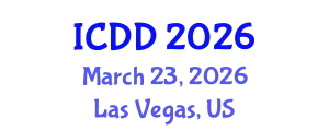 International Conference on Disability and Diversity (ICDD) March 23, 2026 - Las Vegas, United States