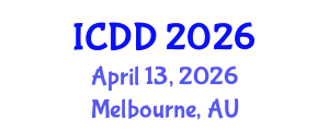 International Conference on Disability and Diversity (ICDD) April 13, 2026 - Melbourne, Australia