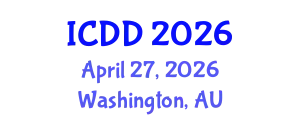 International Conference on Disability and Diversity (ICDD) April 27, 2026 - Washington, Australia
